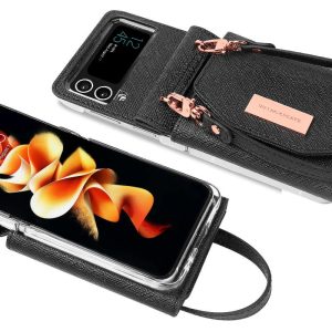 Z Flip 4/3 Case with Built-in Wallet