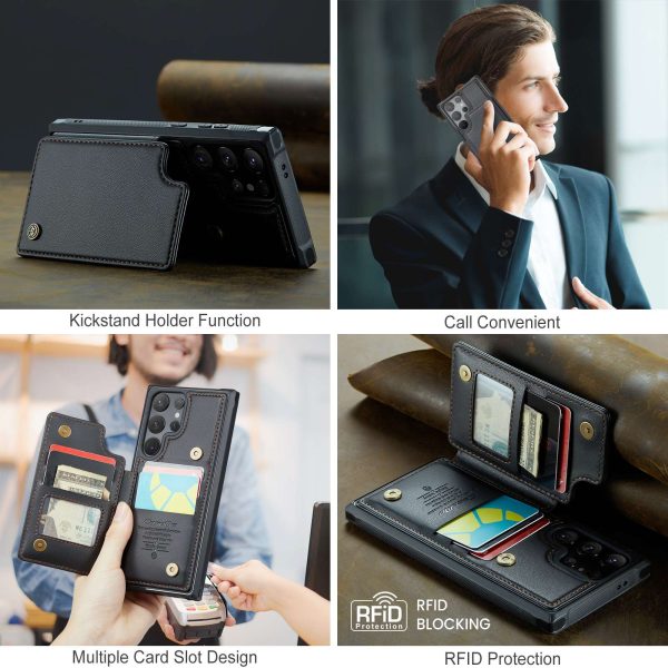 Phone Case with 5 Card Holders for Galaxy S, Note & A Series - Image 4