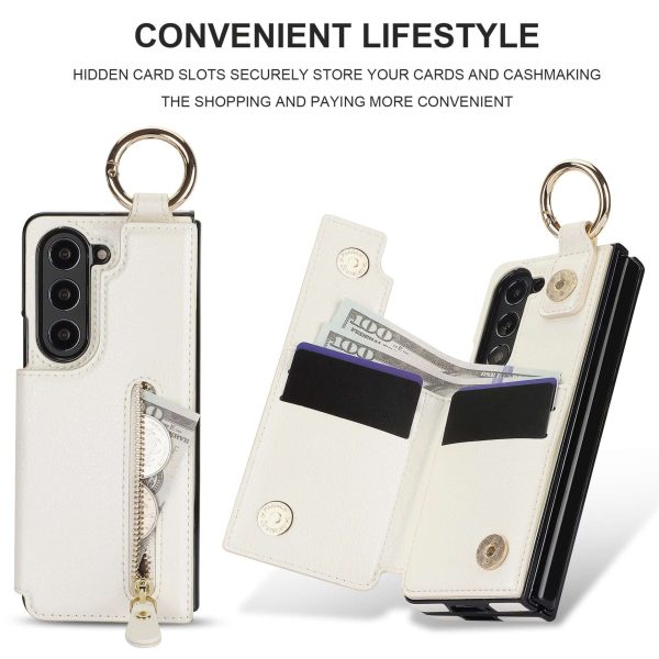 Z Fold Case with Zipper Wallet & Ring Holder - Image 6
