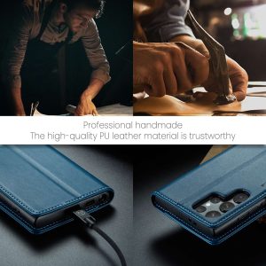 Phone Case with Clip Card Holder for Galaxy S24 23 22 21