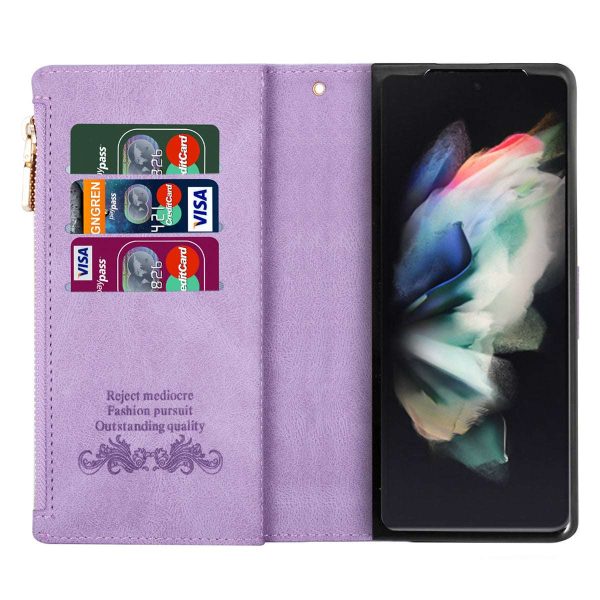 Fold Phone Case with Line Style, for Samsung Galaxy Z Fold 4/3 - Image 5