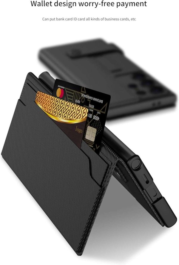 Wallet Case with Kickstand, for Galaxy S24 Series - Image 3