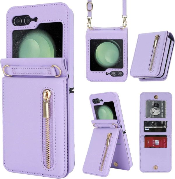 Z Flip 5/6 Case with Zipper Card Slots - Image 6