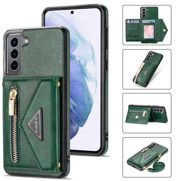 Phone Case with Zipper Wallet, for Samsung Galaxy S23 S22 S21 S20 - Image 2