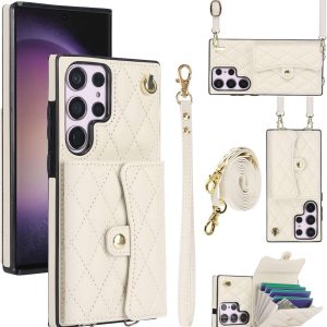 Crossbody Wallet Case for Galaxy S24 / S23/S22/S21 Ultra Plus