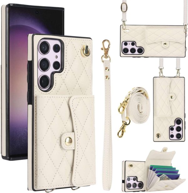 Crossbody Wallet Case for Galaxy S24 / S23/S22/S21 Ultra Plus - Image 11
