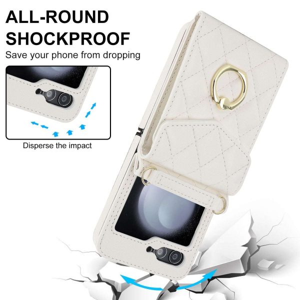 Z Flip 5 & 6 Wallet Case with Ring Holder - Image 5