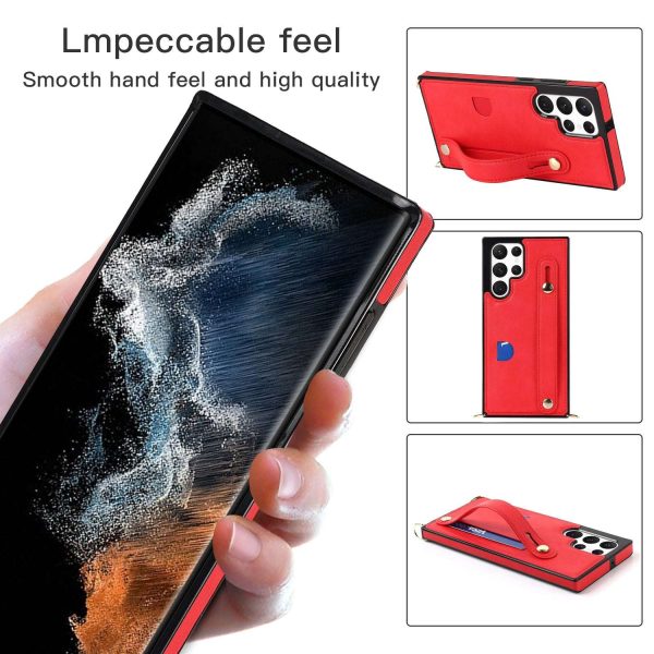 Card Holder Case with Wist Strap for Samsung - Image 7