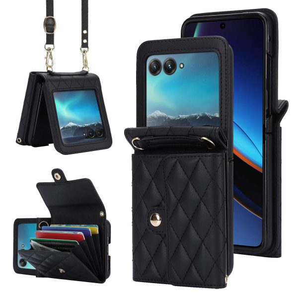 Phone Case for Motorola Razr+ 2023 with 4 Card Slots