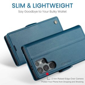 Phone Case with Clip Card Holder for Galaxy S24 23 22 21