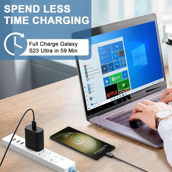 45W Super Fast Charger Type C 3.28 FT for Samsung - Image 5