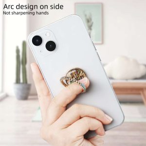 Finger Ring Kickstand Made of Natural Real Seashell