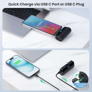 5200mAh Mini Power Bank with USB-C