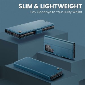 Phone Case with Clip Card Holder for Galaxy S24 23 22 21