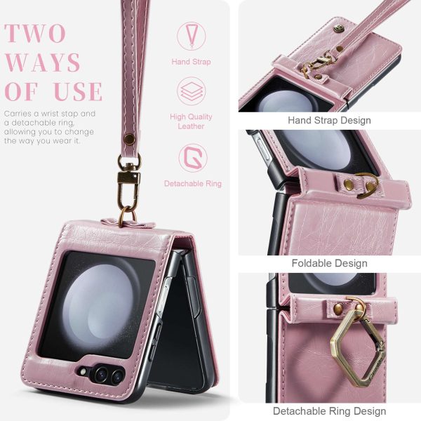 Z Flip 5 Ring Case with Strap - Image 9