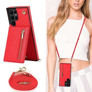 Zipper Card Holder Phone Case for Samsung