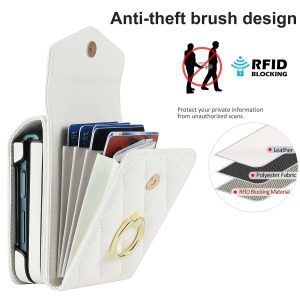 Z Flip 5 & 6 Wallet Case with Ring Holder