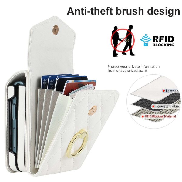 Z Flip 5 & 6 Wallet Case with Ring Holder - Image 6