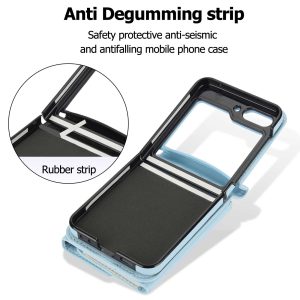 Z Flip 5 Case with Card Holders & Strap