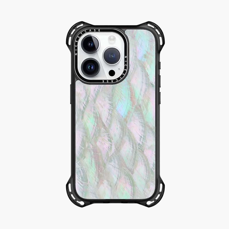 Phone Case Made with Unique Genuine Seashell for iPhone 15 &14 Series