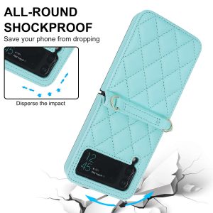 Z Flip 4/3 Case with Back Card Slots