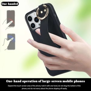 Case with Ring and Wristband for iPhone 13 14 15 Series