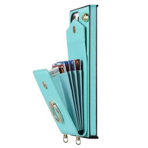 Ring wallet stand phone case for Samsung 23 22 21 20