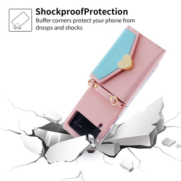 Z Flip 4/3 Case with Heart Wallet - Image 6
