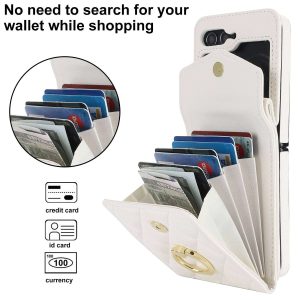 Z Flip 5 & 6 Wallet Case with Ring Holder