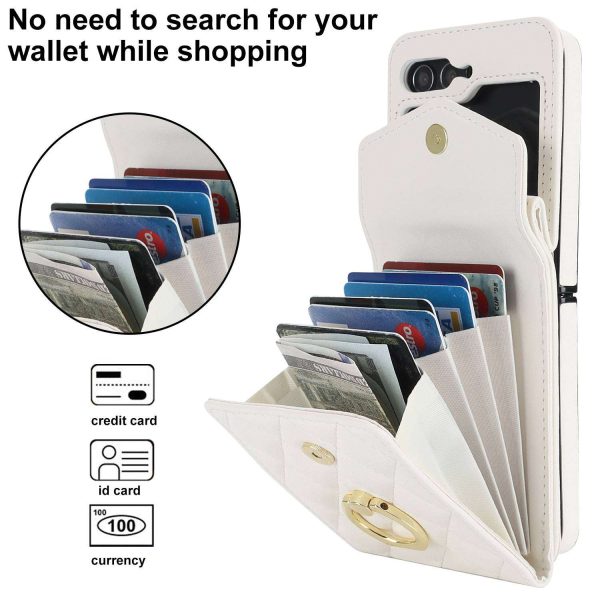 Z Flip 5 & 6 Wallet Case with Ring Holder - Image 7