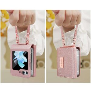 Z Flip 6 & Flip 5 Case With Built-in Wallet