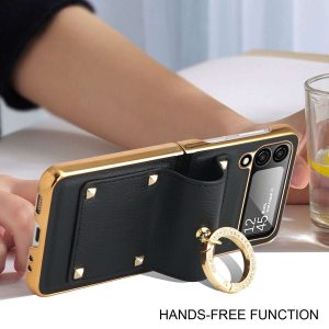 Z Flip 4/3 Case with Luxury Ring
