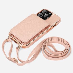 Card Holder Phone Case, Strap Case for iPhone