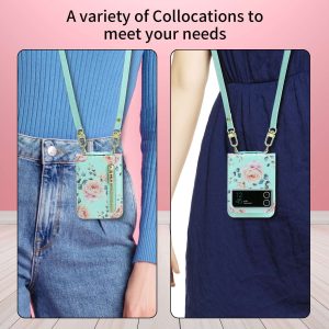 Z Flip 4/3 Case with Floral Pattern