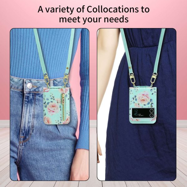 Z Flip 4/3 Case with Floral Pattern - Image 2