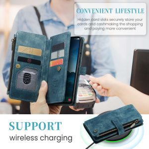Wallet Case with 7 Card Slots for Samsung S, Note and A Series