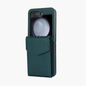 Z Flip 5 Case with Built-in Card Slots