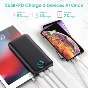 30,800mAh Portable Charger Power Bank, 25W PD Fast Charging