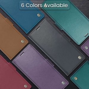 Phone Case with Clip Card Holder for Galaxy S24 23 22 21