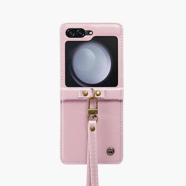 Z Flip 5 Ring Case with Strap