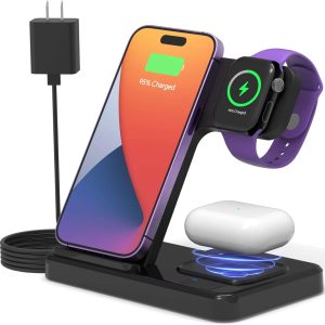 3 in 1 Wireless Charger Station for iOS