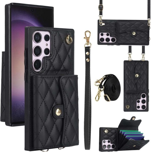 Crossbody Wallet Case for Galaxy S24 / S23/S22/S21 Ultra Plus - Image 7