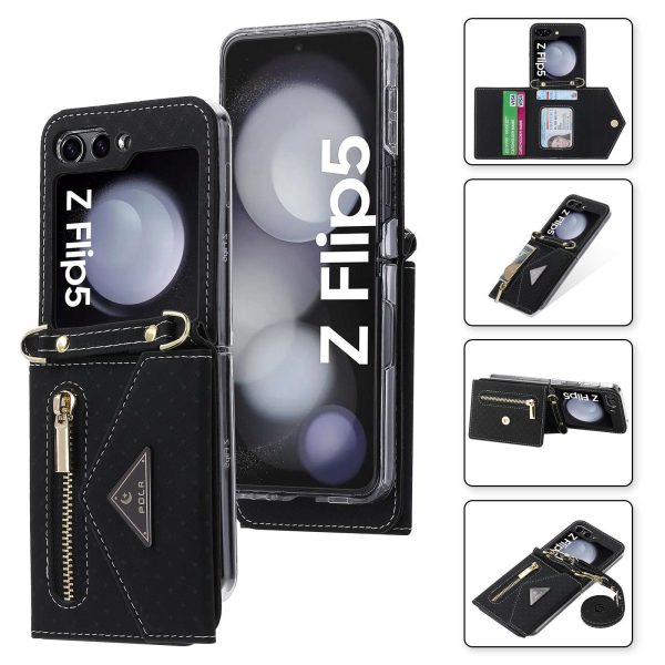 Z Flip 5/6 Wallet Case with Zipper - Image 9