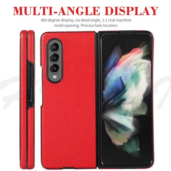 Leather Fold Phone Case, for Samsung Galaxy Z Fold 4/3 - Image 10