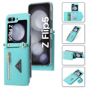 Z Flip 5/6 Wallet Case with Zipper