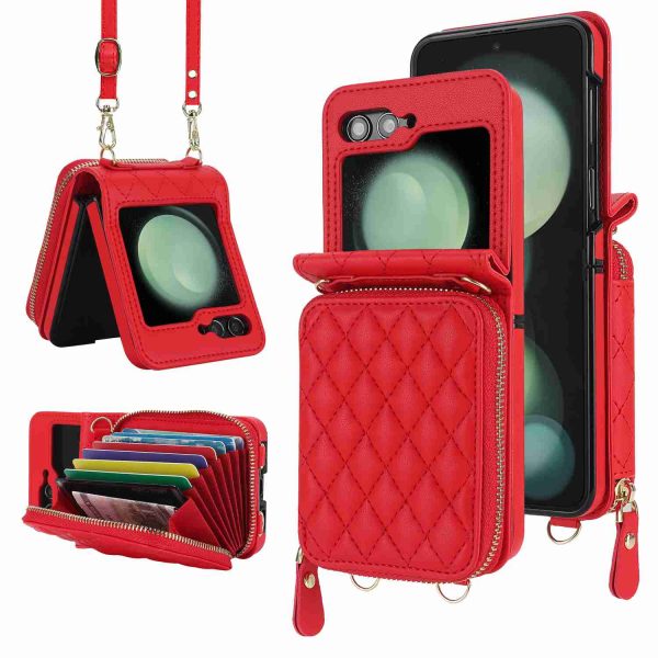 Z Flip 6 & Flip 5 Wallet Case With 8 Card Slots - Image 13