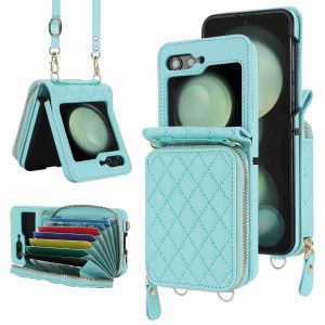 Z Flip 6 & Flip 5 Wallet Case With 8 Card Slots