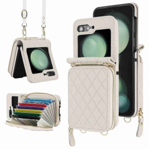Z Flip 6 & Flip 5 Wallet Case With 8 Card Slots