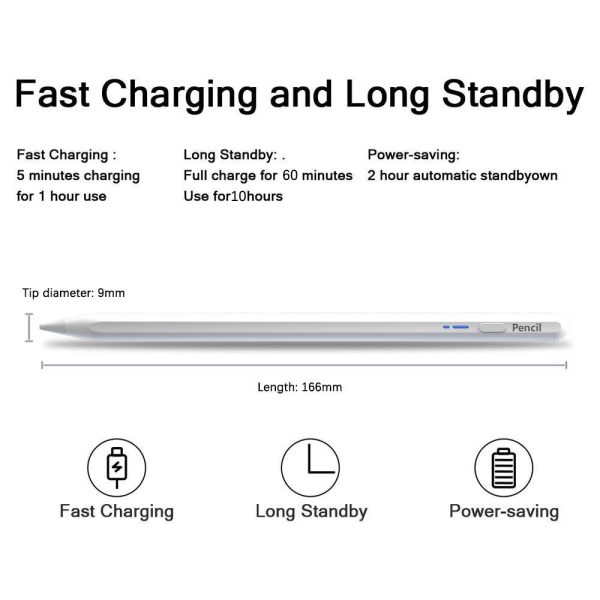 Capacitive Stylus Pen for iPhone, Samsung and Pad - Image 5