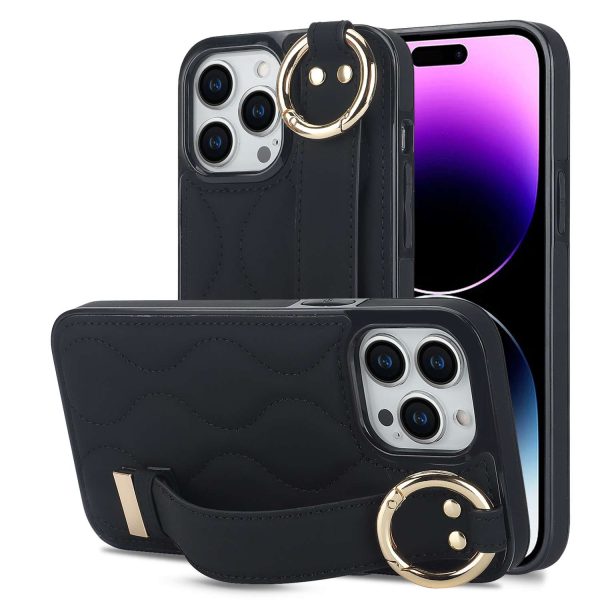 Case with Ring and Wristband for iPhone 13 14 15 Series